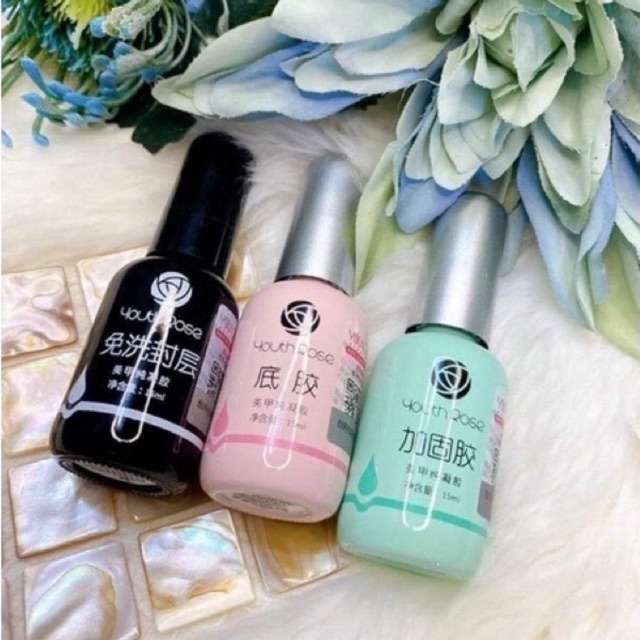 BASE, TOP, CỨNG MÓNG HOA HỒNG chai 15ml