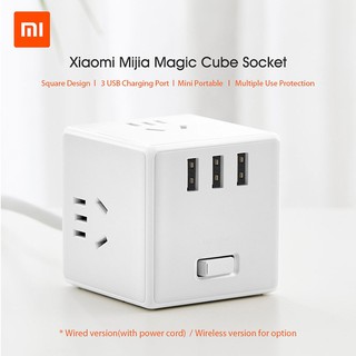 Ổ cắm điện đa năng Mijia Magic Cube Multifunctional Plug nhiều cổng sạc dành cho điện thoại iPhone iP iPad Samsung