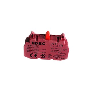 Yw-e01-tiếp điểm phụ 1 nc dùng cho dòng yw ø22 idec