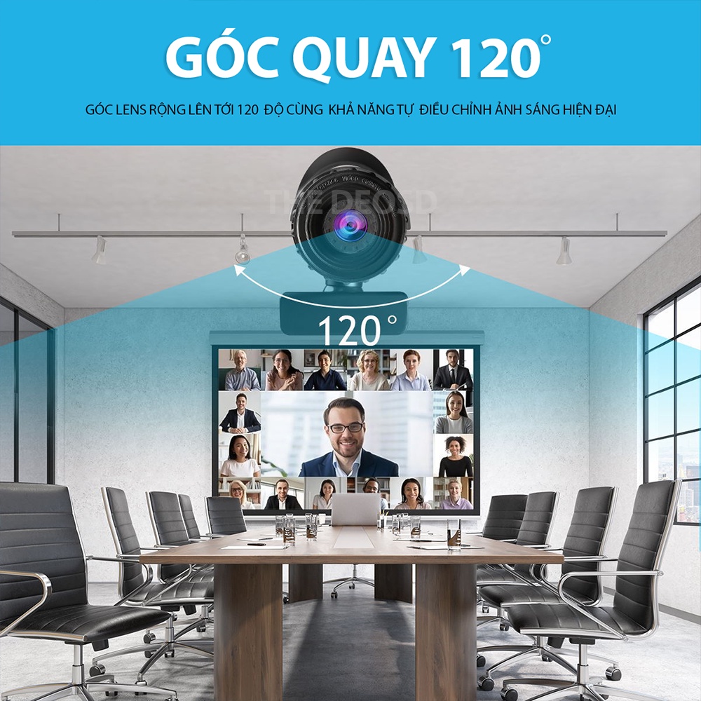 Webcam Máy Tính Full HD 1K 2K 4K Camera Tự Động Lấy Nét - The Deosd