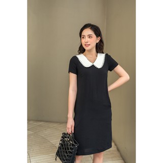 De Leah - Đầm Suông Pha Cổ Bèo Nhí - Thời trang thiết kế