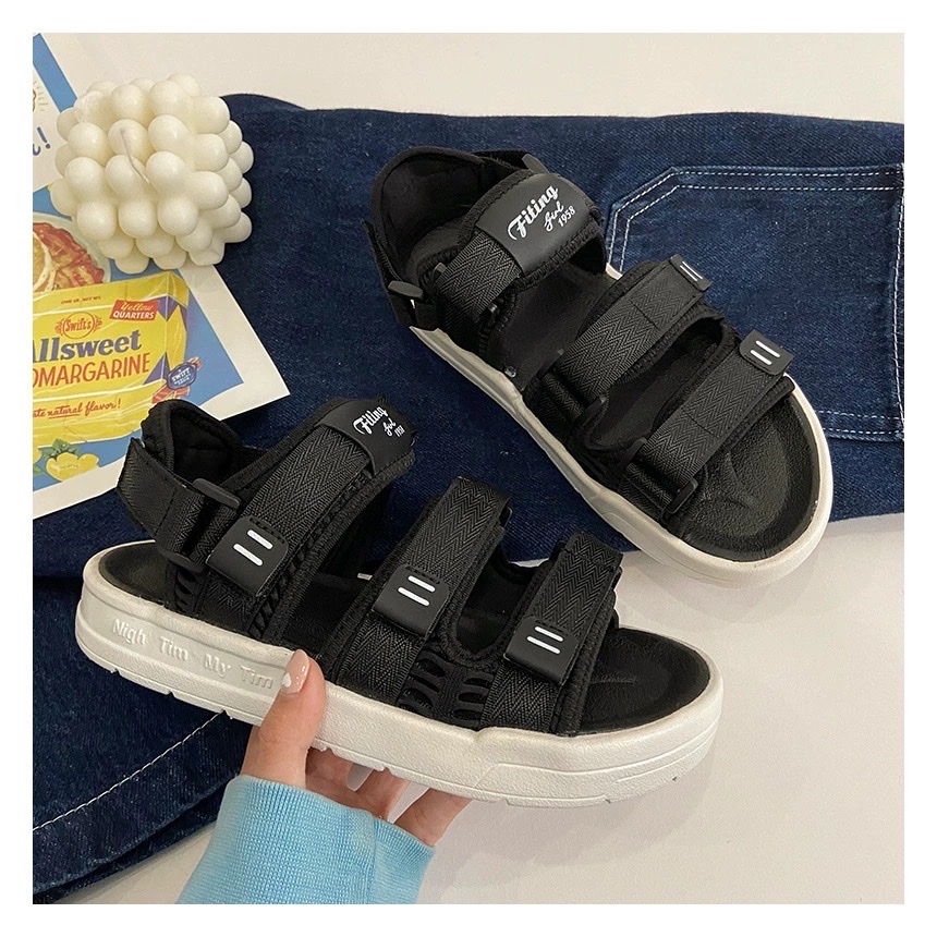 CÓ SẴN Dép sandal hot hit 2022 hàn quốc 3 quai