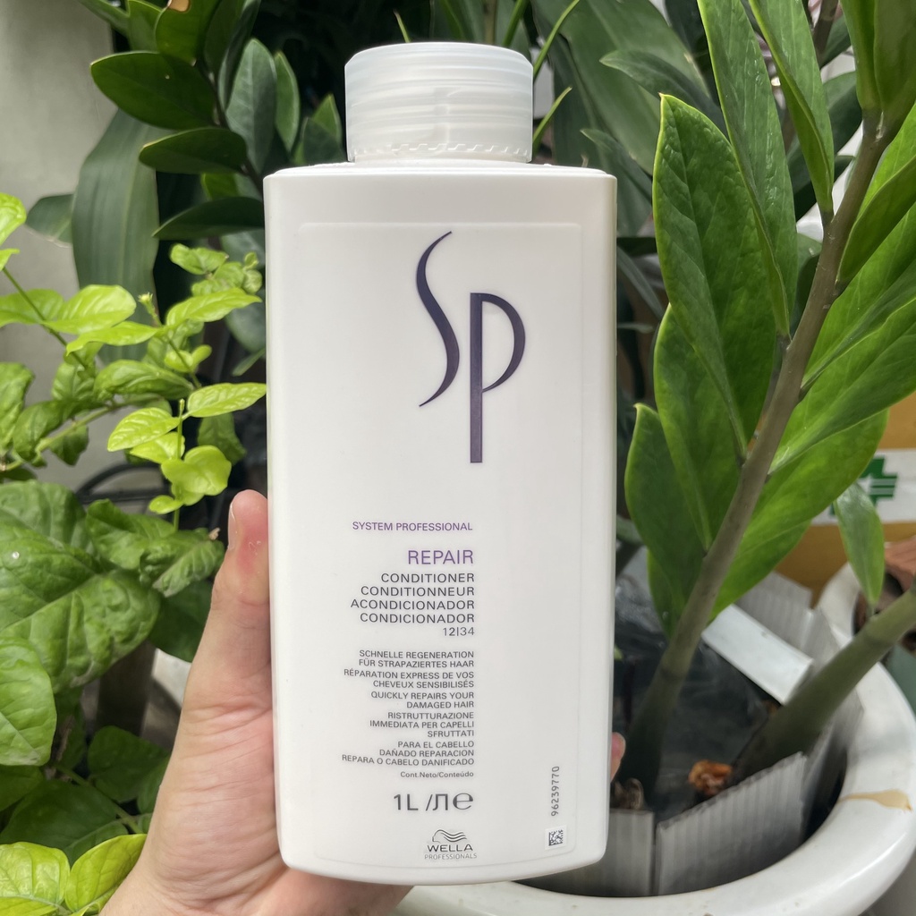 Dầu xả chăm sóc tóc hư tổn Wella SP Repair Conditioner 1000ml