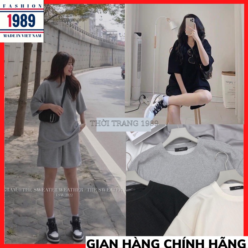 Bộ thể thao mặc nhà trơn form rộng unisex -chất bao đẹp không xù không phai mầu THỜI TRANG 1989
