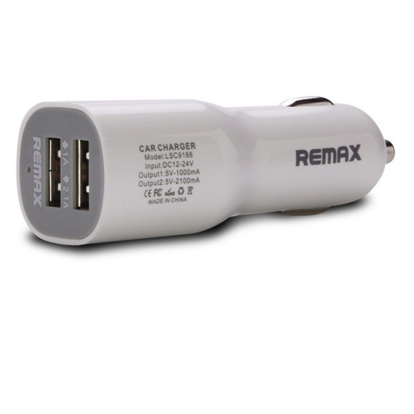 CỦ SẠC OTO 2 IN 1 CAR CHARGER CHÍNH HÃNG REMAX