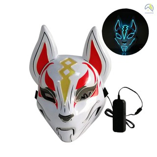 Mặt Nạ Hóa Trang Halloween Tích Hợp Đèn Led Có 10 Màu
