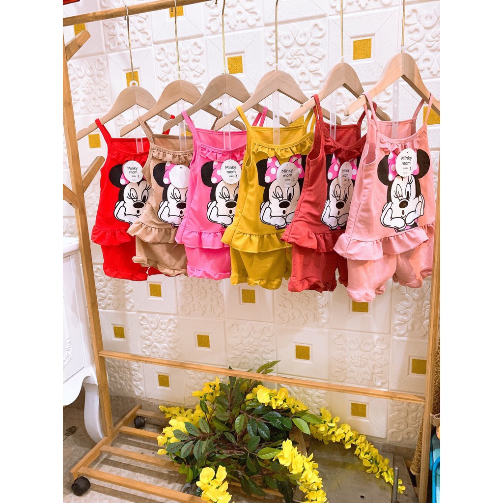 [MẸ] Bộ Micky mẹ con chất cotton đũi mát mẻ, kiểu dáng đáng yêu- bmmc