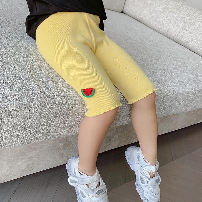 Lyvyshop - (Hàng chính phẩm) Quần legging lửng siêu dễ thương cho bé 09-22kg