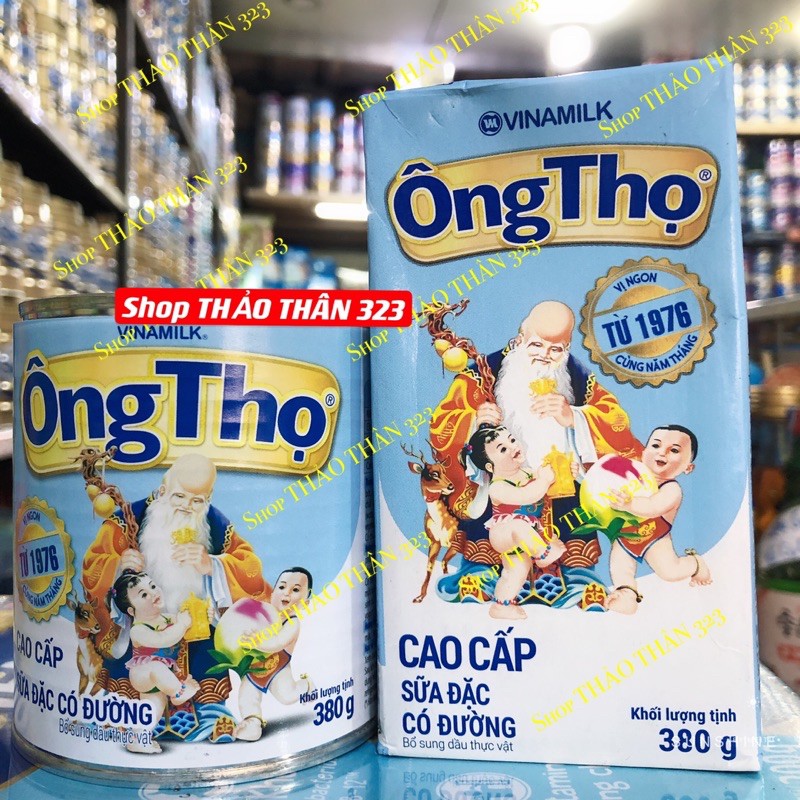 Sữa Đặc Ông Thọ Vinamilk 380g (Lon , Hộp Giấy)