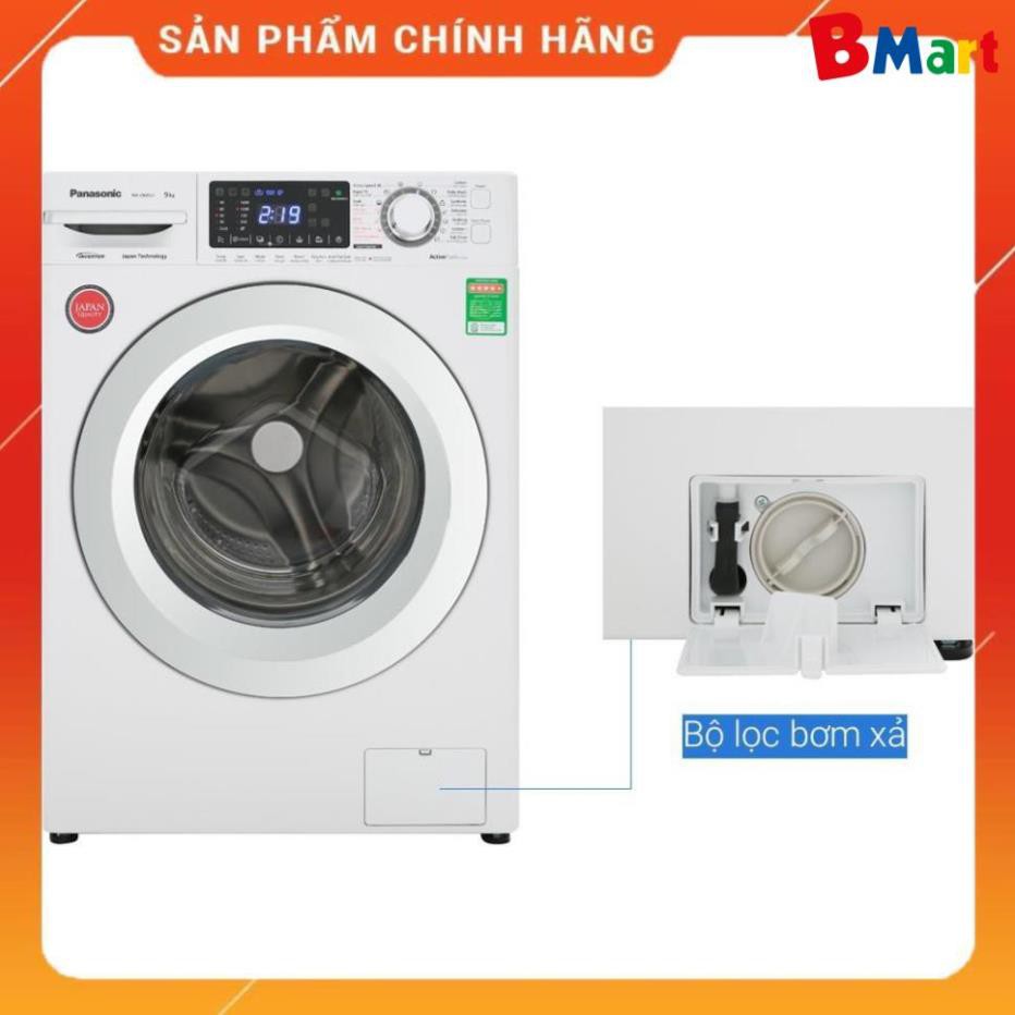 [ FREE SHIP KHU VỰC HÀ NỘI ] Máy giặt Panasonic cửa ngang 9 kg NA-V90FG1WVT  - BM