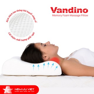 Gối Vandino MEMORY FOAM orthopedic massage pillow