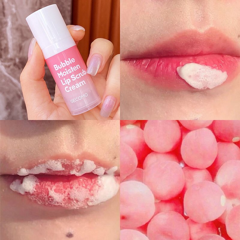 Tẩy Tế Bào Chết Môi Sủi Bọt Bubble Moisten Lip Crub Cream