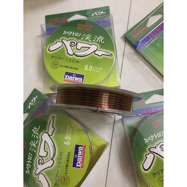 Cước câu cá Daiwa 7 màu siêu bền dài 100m