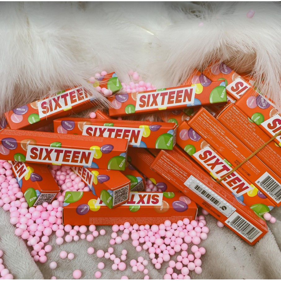 Son Kem Lì Sixteen 16, Mịn Môi, Lên Màu Chuẩn 16Brand Fruit Chu Tint 4.5g