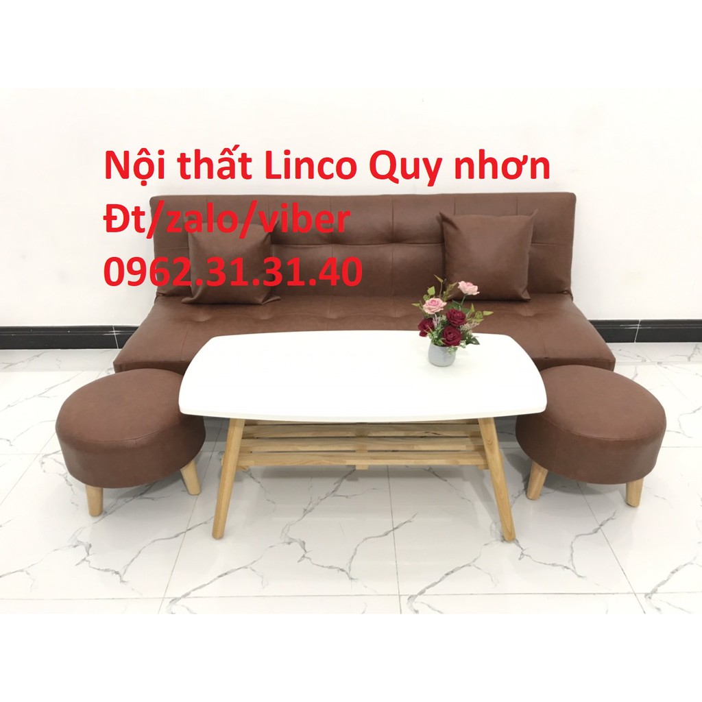 Bộ bàn ghế Sofa giường sofa bed SFG04 Nội thất phòng khách sofa giá rẻ Nội thất Linco Quy nhơn Bình định