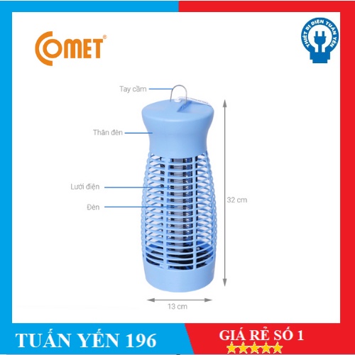 ĐÈN BẮT MUỖI DIỆT CÔN TRÙNG ĐA NĂNG COMET CM069