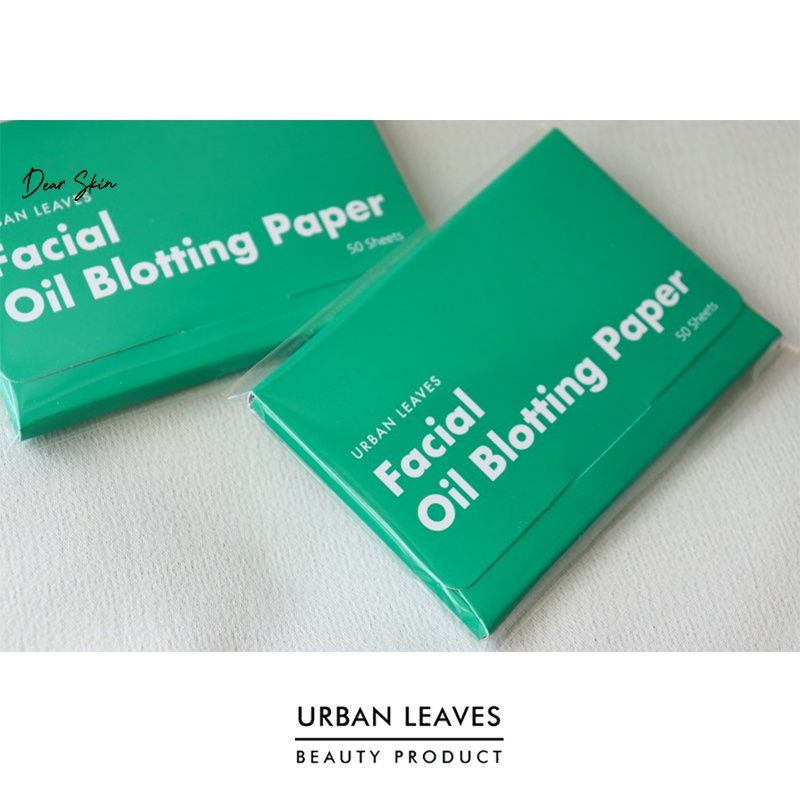 [Hàng mới về] Set 250 giấy thấm dầu Urban Leaves🇰🇷 chiết xuất giấy cây phong chất lượng cao | BigBuy360 - bigbuy360.vn