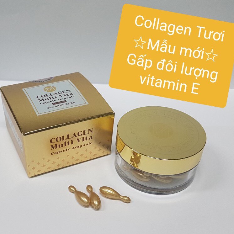 VIÊN COLLAGEN TƯƠI - AMMUD MULTI VITA AMPOULE HÀN QUỐC 38v