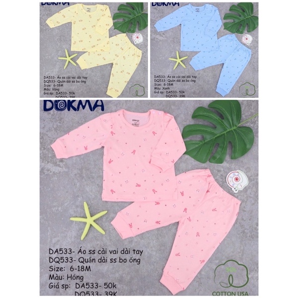 Bộ thu Dokma (6-18m)