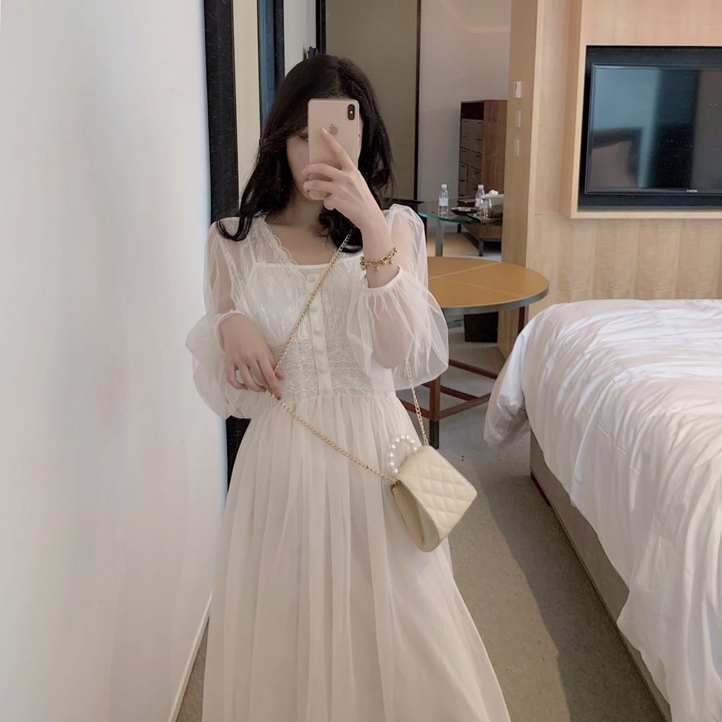 (D312) Đầm Váy Nữ Ulzzang - New arrival 2021 | BigBuy360 - bigbuy360.vn