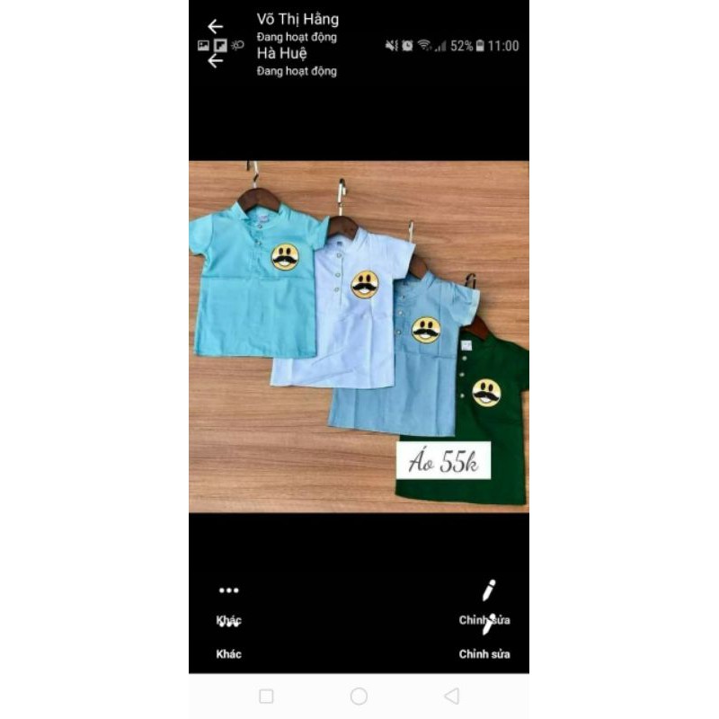 Sét áo sơ mi kèm quần giả jean | BigBuy360 - bigbuy360.vn