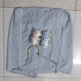 Combo Áo lồng chim + cóng sứ tai tre