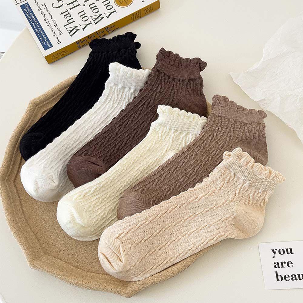 BACK2LIFE Vớ Nữ Họa Tiết Dễ Thương Phong Cách Hàn Quốc