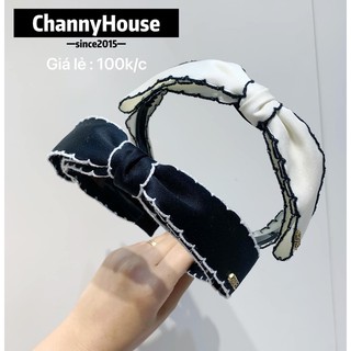 Channyhouse_ Bờm/cài tóc nơ Ch.a.ne.l dễ phối