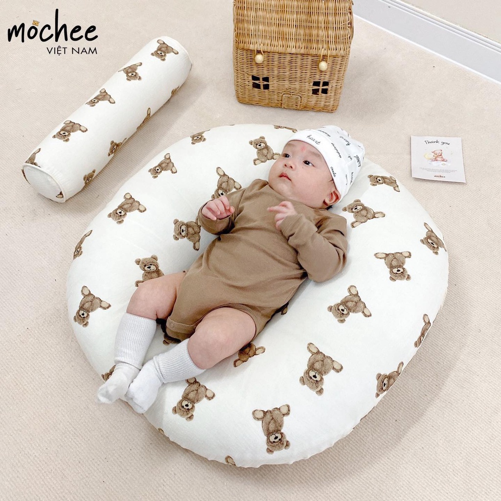 Vỏ gối chống trào ngược Mochee cho bé thay thế - Monnie Kids