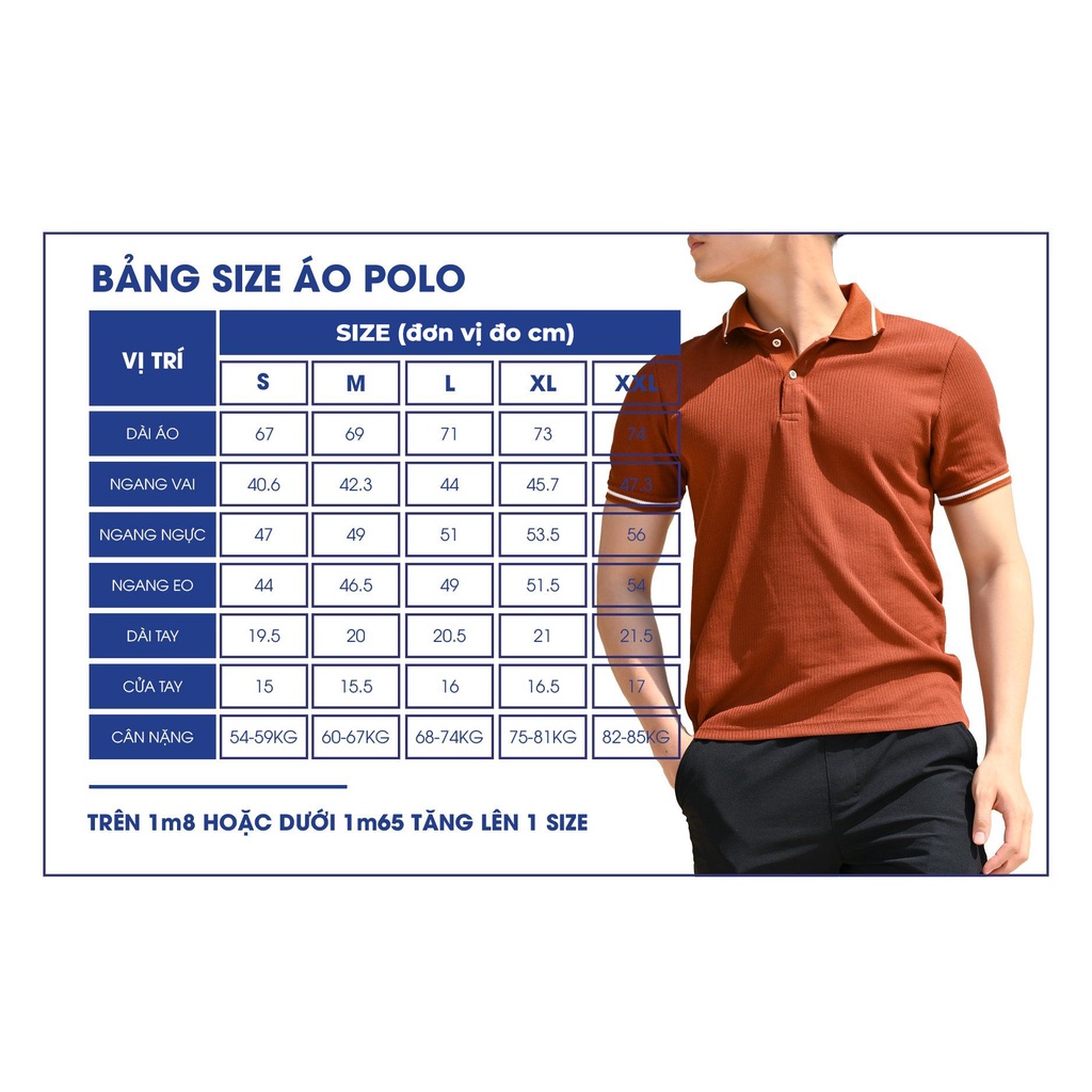 [Giảm 10% Mã SKMLTSM12]Áo Polo nam The GMEN Button Polo Shirt vải cá sấu Cotton xuất xịn,chuẩn form | BigBuy360 - bigbuy360.vn