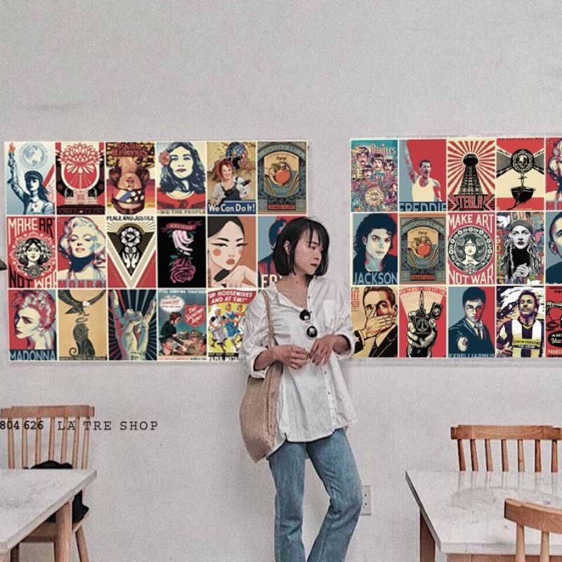 IN POSTER DECAL DÁN TƯỜNG CÓ KEO SẴN SIÊU RẺ