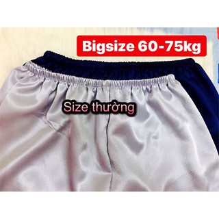 [ Bigsize] Đồ bộ Pijama lụa form đại 60-75kg[ GIÁ LẺ = SỈ ]