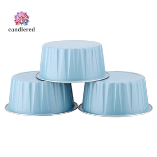 (Hàng Mới Về) Set 100 Cốc Lá Nhôm 125ml Có Nắp Đậy Tiện Dụng Khi Làm Bánh