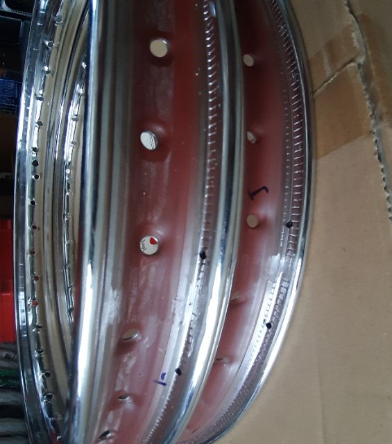 Niềng gosi 1 cặp trước 1.2 sau 1.4 gắn tất cả các loại xe