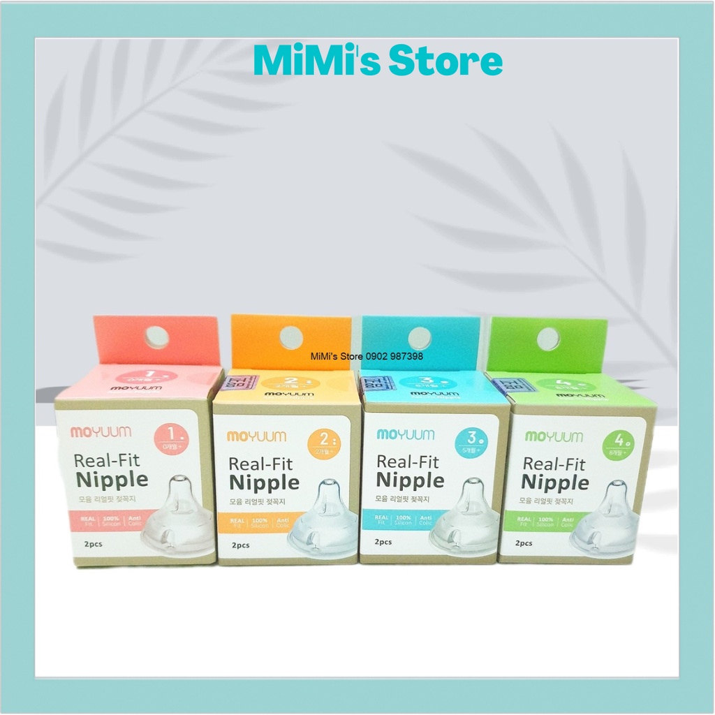 Núm ti thay thế bình Moyuum Hàn Quốc số 1/2/3/4