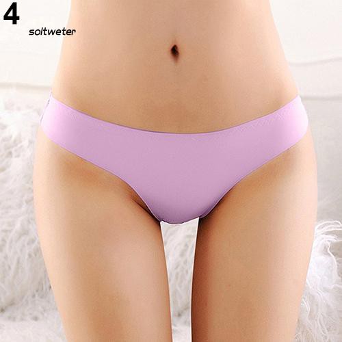 Quần lót G-String mày trơn phong cách thời trang dành cho nữ