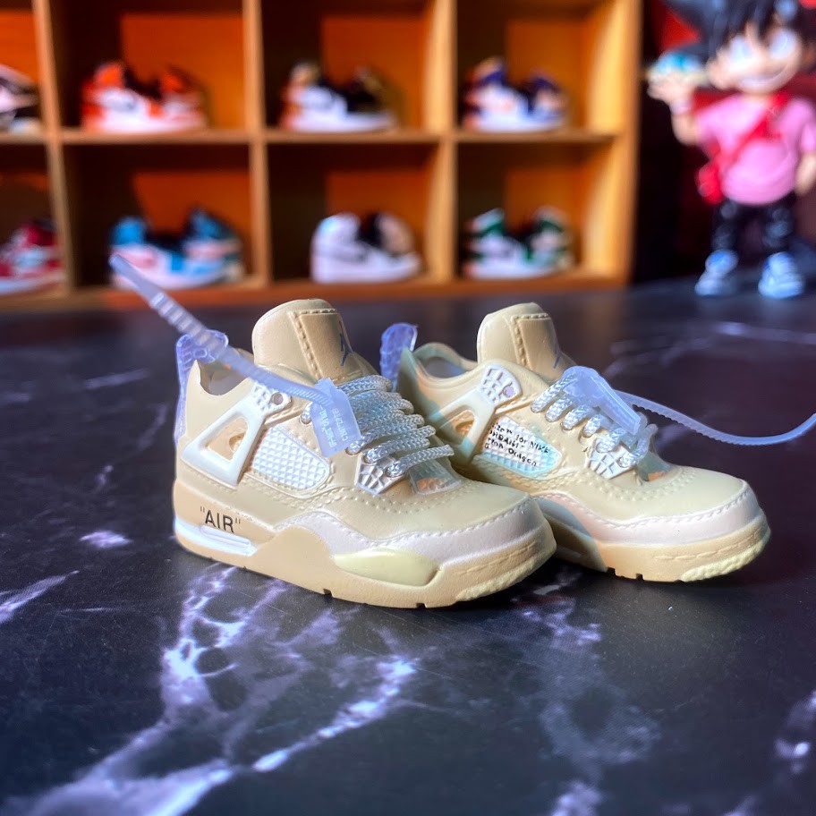 Móc khóa giày jordan 4 - Mô hình sneaker mini