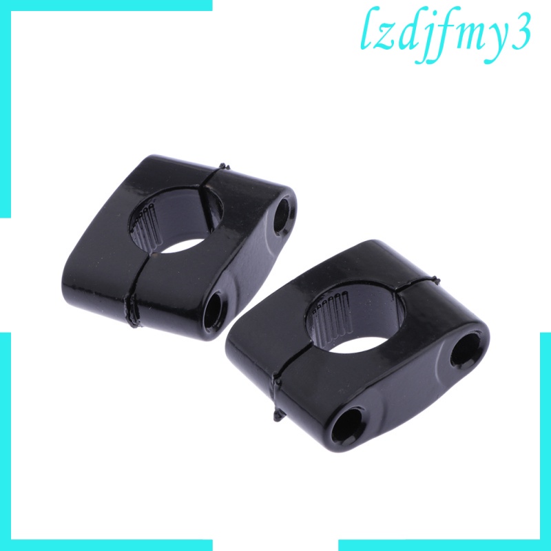 Set 2x1 Cặp Kẹp Nâng Tay Lái Xe Máy 22mm Bằng Hợp Kim Cnc Màu Đen | BigBuy360 - bigbuy360.vn