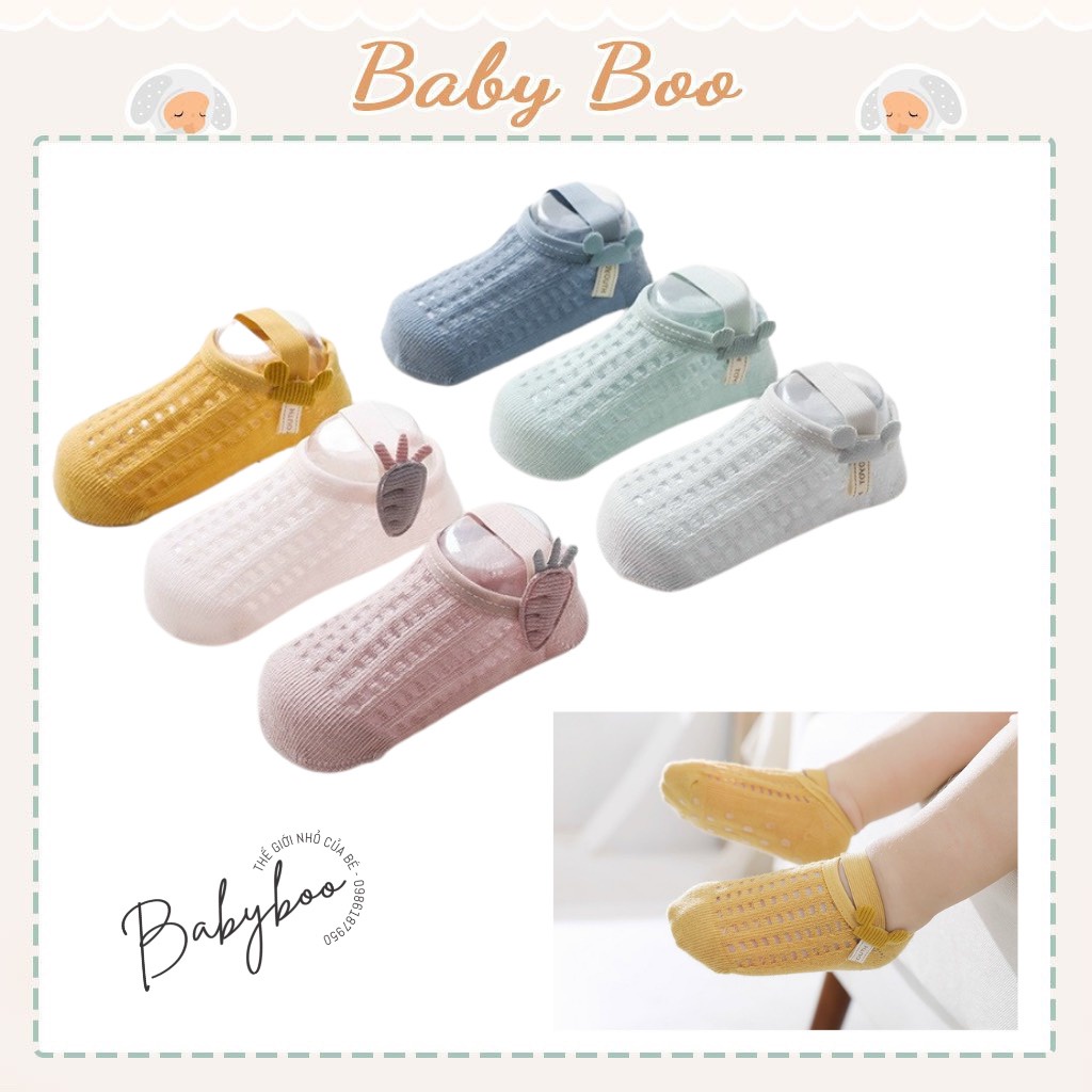 Tất lưới bàn kido house cho bé 0-2 tuổi set 3  [ babyboo]