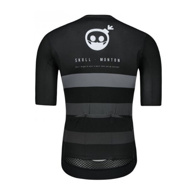 Monton MENS Tay Ngắn Đi Xe Đạp Mặt Nạ Đen