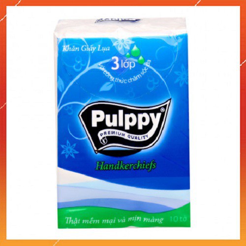 [Bb113]  ⏩ Khăn giấy lụa bỏ túi Pulppy Compact Classic 3 Lớp 20