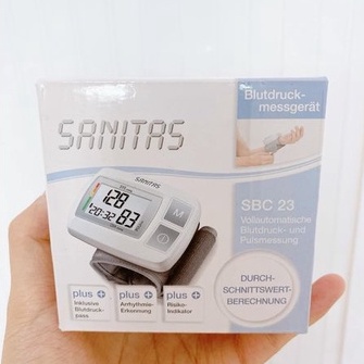 Máy đo huyết áp Sanitas dùng cho cổ tay hàng chính hãng 100%