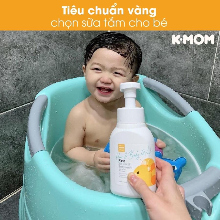 Sữa tắm gội hữu cơ K-Mom Hàn Quốc (290ml)