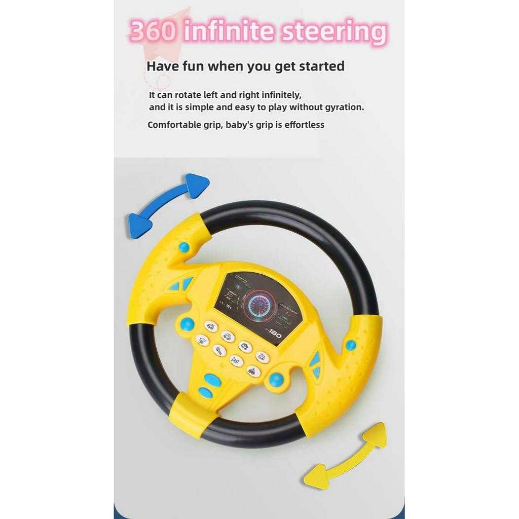 Vô Lăng Phi Công Đồ Chơi Giáo Dục Sớm Cho Bé