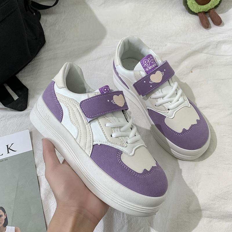 [2021 Siêu Xinh + Hình thật] Giày Sneaker Bánh Mì Ulzzang so cute êm chân đế 2,5cm