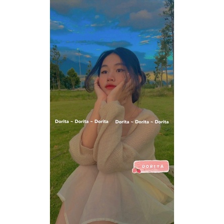 Váy babydoll 2 dây buộc nơ vai, Đầm 2 dây babydoll buộc nơ vai - Dorita Boutique