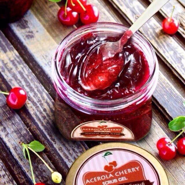Gel tẩy tế bào chết ACEROLA CHERRY SCRUB GEL BY Little Baby- THÁI LAN