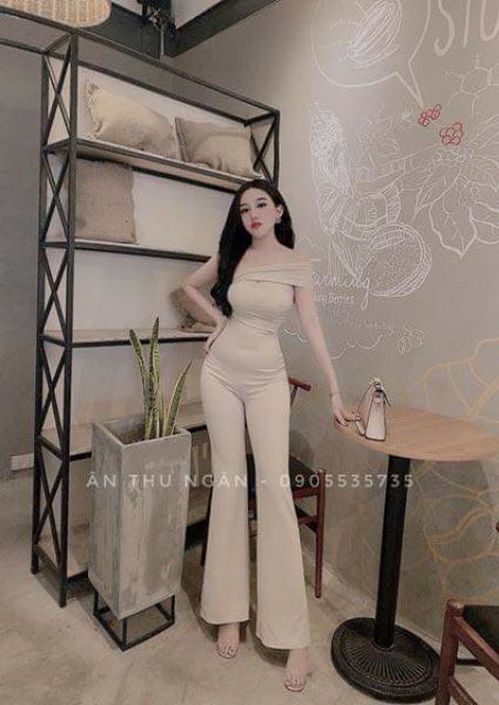 Jump lệch vai ống suông