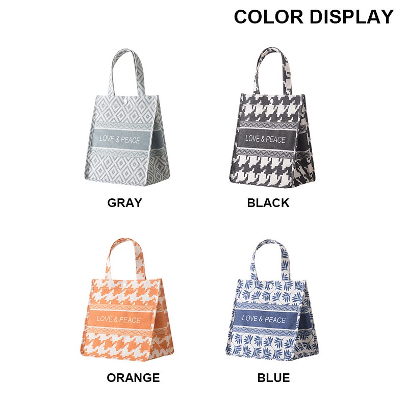 Túi đựng hộp cơm trưa YADOU cỡ lớn màu sắc xinh xắn tiện dụng