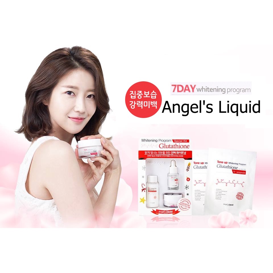 Kem Dưỡng Trắng Da 7day Angel's Liquid Glutathione &amp; Niacinamide - 50ml